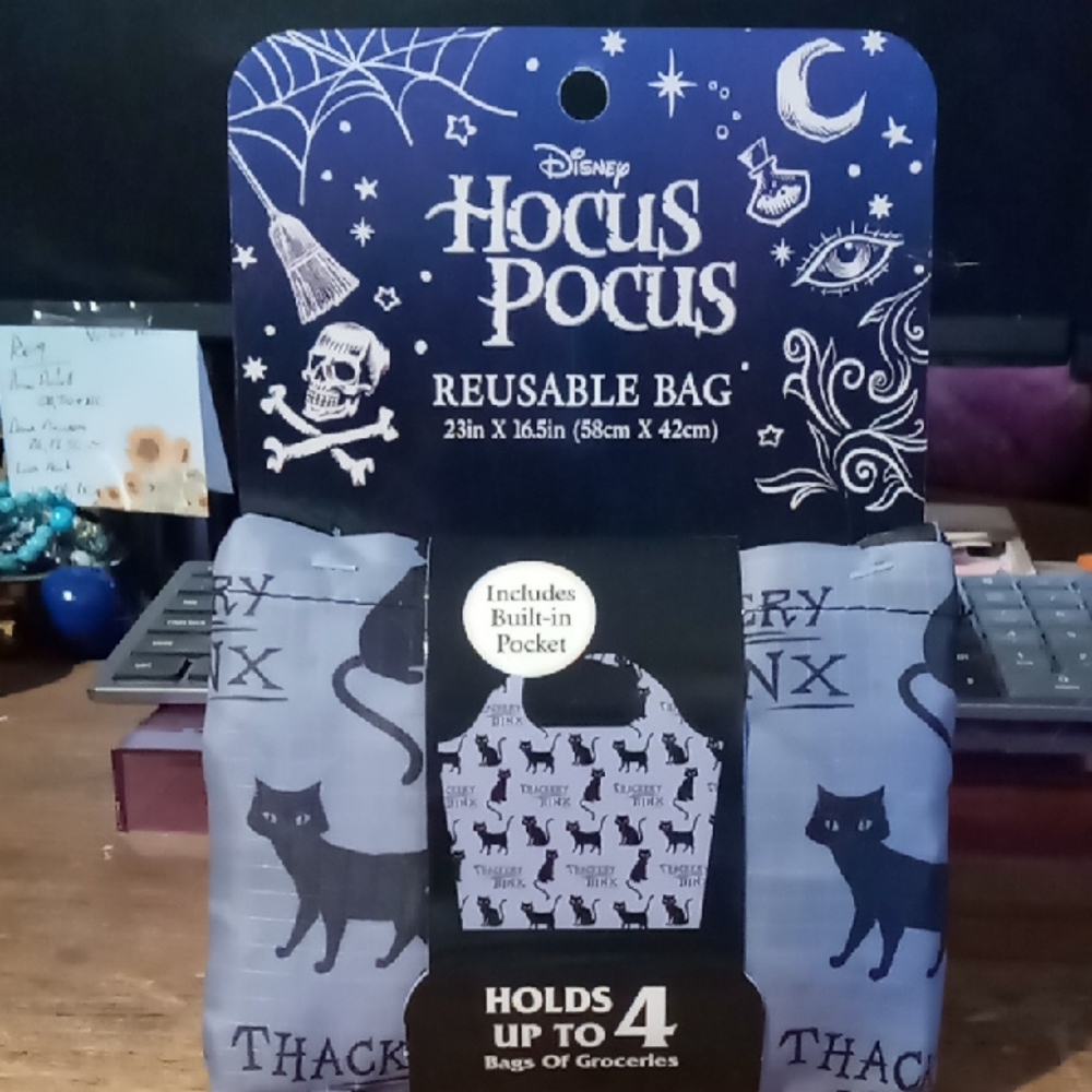 Disney Hocus Pocus Reusable Bag - NWT